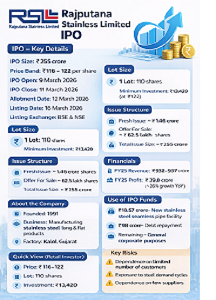Rajputana Stainless Limited IPO