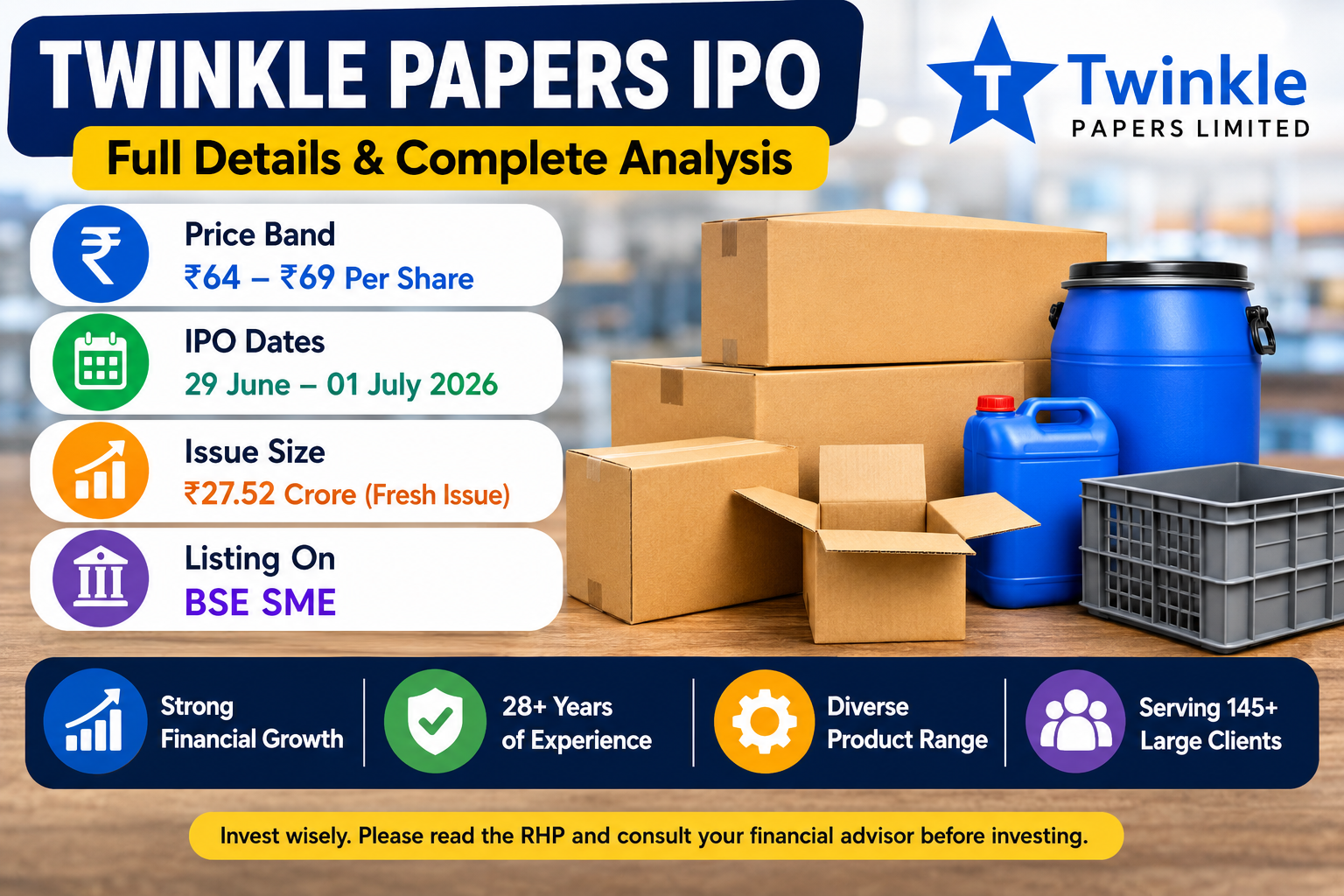 Twinkle Papers IPO 