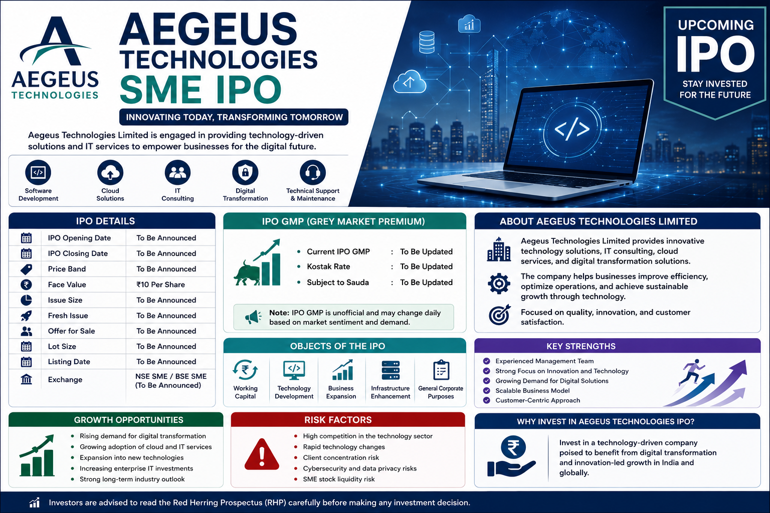 Aegeus Technologies SME IPO