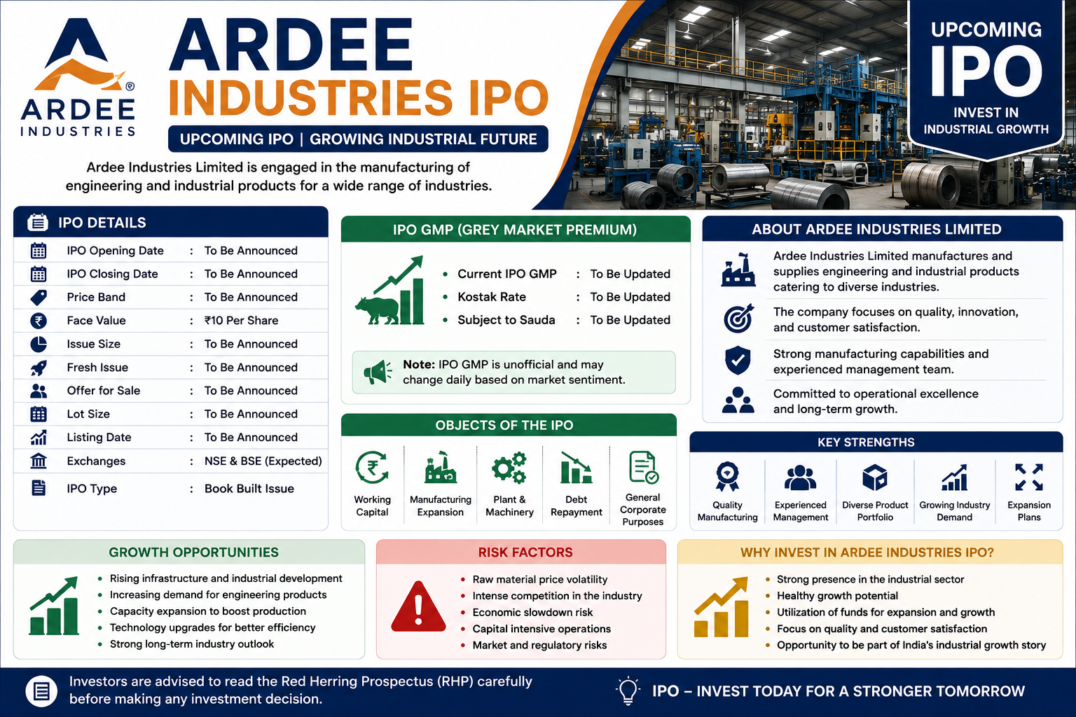 Ardee Industries IPO